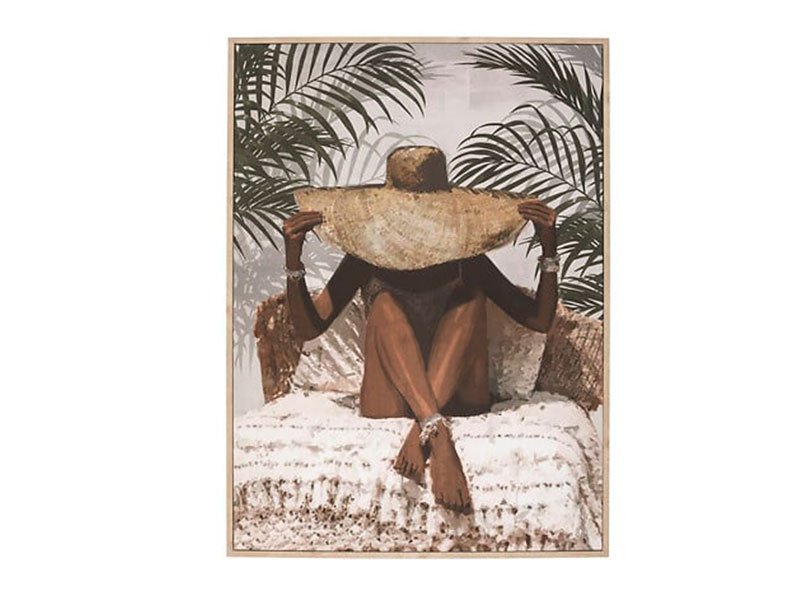 Slika FRAMED ELIANE PRINT CANVAS 58x78 cm